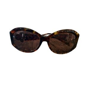 Vintage Brighton Sunglasses HERE COMES THE SUN Brown Swirl & Silver Handmade